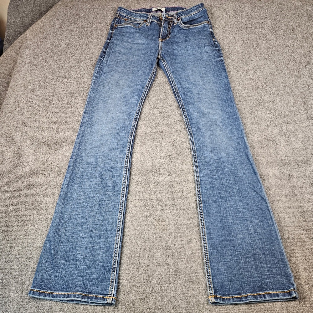 Wrangler Retro Womens Bootcut Jeans Medium Wash Stretch Denim 29/7 x 34 100MWZMS